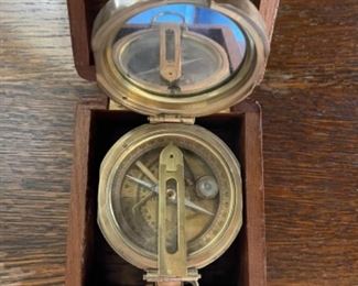 Stanley of England Co. Vintage Brass Compass