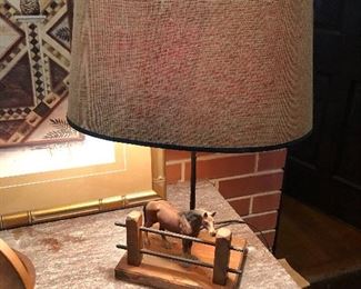 Unique mid century lamp