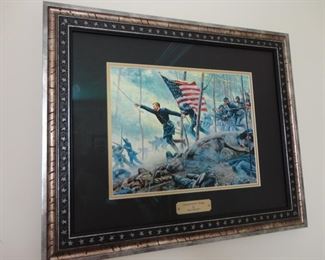 Chamberlains Charge by Mort Kunstler