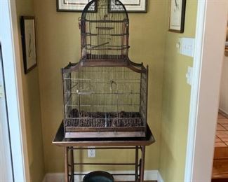 antique birdcage