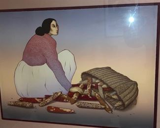 RC Gorman artist proof Serigraph "Corn Woman" State 1 