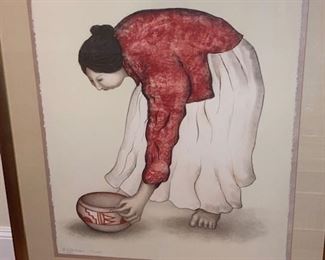 RC Gorman Serigraph state 1