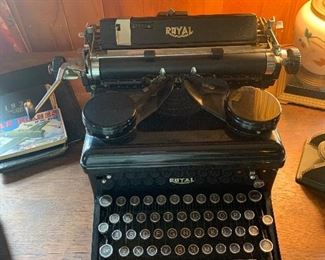 Family Room 
Royal typewriter 