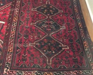 rare red Persian rug  80x62