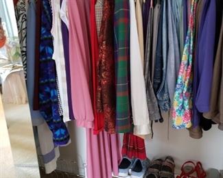 Ladies clothes, shoes, purses and hats
