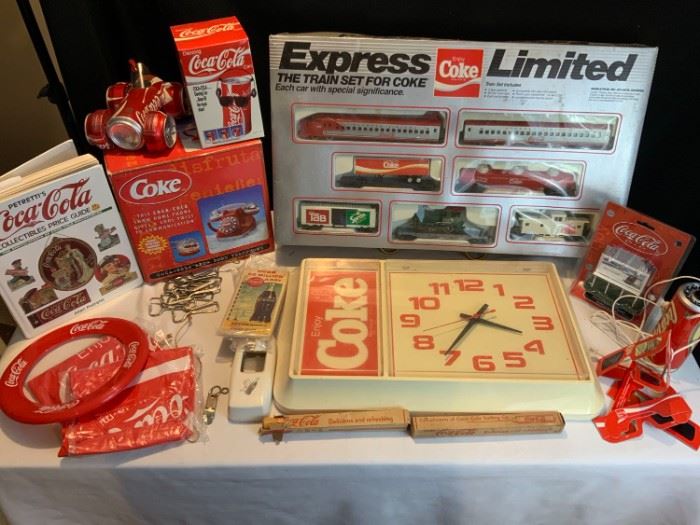 CocaCola Train  Clock