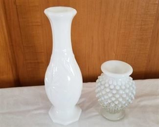 Assorted vases (largest is 6 1/2")