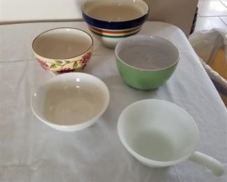 Assorted bowls