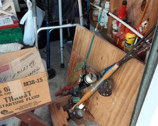 misc, fishing rods
