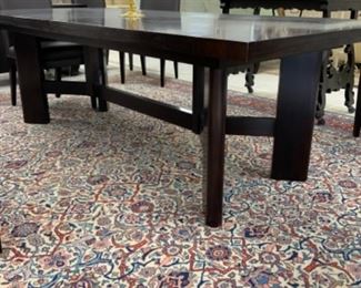 Holly Hunt Studio H Dining Table w/2 leaves.  New cost was $17,000.               $3,000