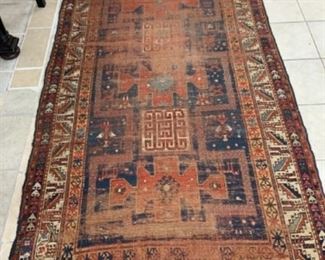 Antique Persian rug 4’X7’4”.        $350