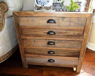 Wood Storage Cabinet/End Table $150