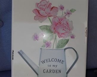 Metal Garden Sign $20