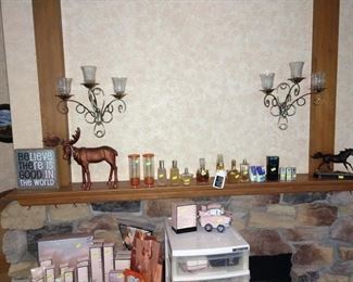 Living Room:  Moose, Perfume, Mary Kay Products