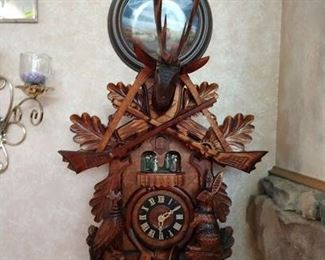 Living Room:   Great Looking Coo-Coo Clock. (Not Working)