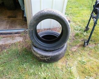 Outside:  Tires-