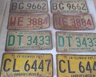 License plates pairs