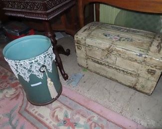 Vintage Trunk - Trash Can