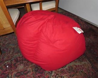Large Red Bean Bag