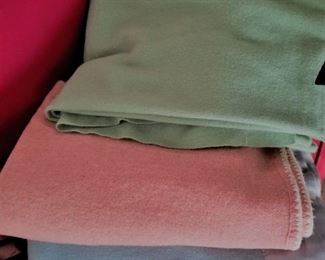 Wool twin blankets