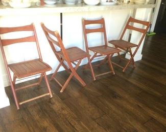 Vintage deck chairs.