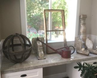 Corbels and rustic architectural decor