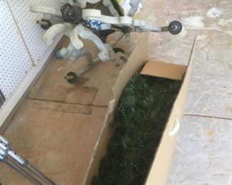 Big Chandelier and Christmas Tree