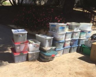 Full Totes of Christmas Decor and more!