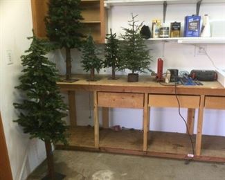 Faux Christmas trees