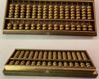 Heavy Brass Small Abacus 
