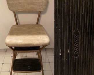 Vintage Cosco Folding Chair Step Stool