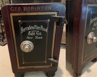 Antique from the 1800’s Hercules Fire Proof Safe Co. New York 