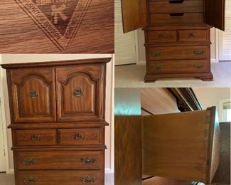 Vintage Sumter armoire Chest of Drawers