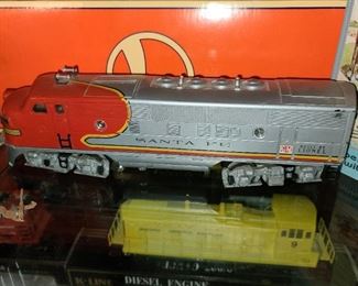 Lionel Santa Fe Train Locomotive