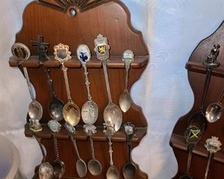 Souvenir Spoon Display Collection