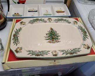 Spode Christmas Tree Serving Plate