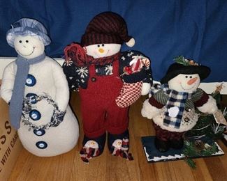 Christmas Snowmen Plush
