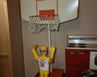 Vintage Basketball Player Toy