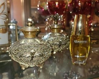 Vintage Crystal Perfume Bottles