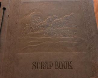 Scrapbook filled with WWII airplanes, cigarette cards and more!! Some very rare items in this book!