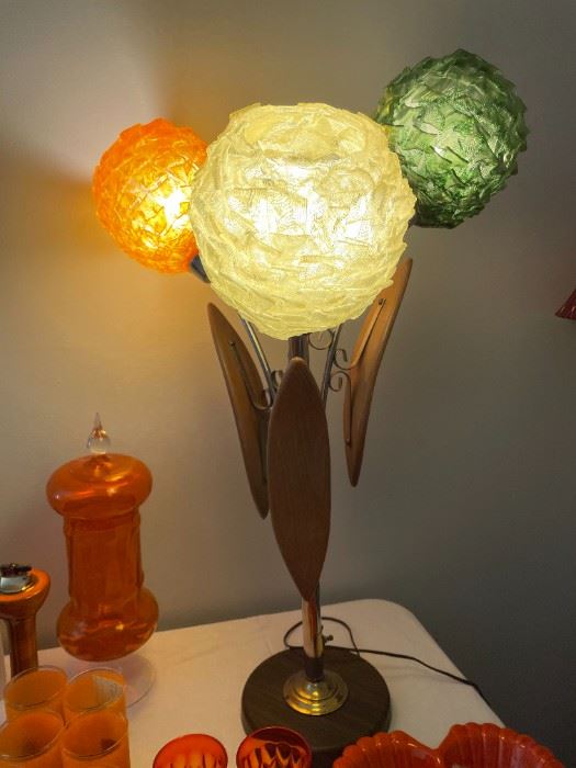 Mid-Century Spaghetti Lamp