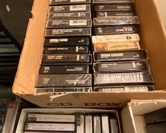 8 Track Tapes (Several Sealed) 