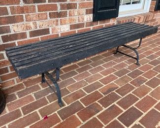 Outdoor Slat Bench