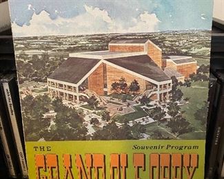 Grand Ole Opry Souvenir Program