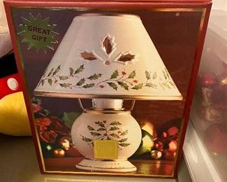 Lenox Holiday Candle Lamp in Box