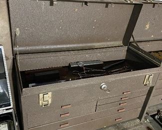 Vintage Kennedy Machinist's Tool Boxes with Keys