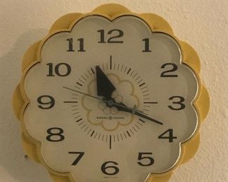 General Electric flower clock