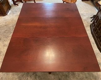 Baker?Gate Leg Dining Table in Solid Cherry 
HEAVY and incredibly well crafted. Gorgeous table in fabulous vintage condition 