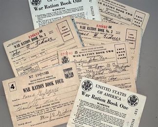 WWII Ration Books