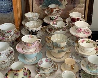 Selection of Teacups & Saucers